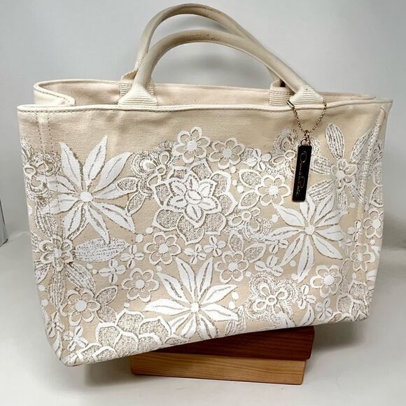 Oscar de la Renta Bag Niemen Marcus Target Canvas Bag - Picture 1 of 12